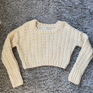 Cream Sweater- JOA